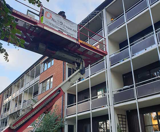 Origo bygg - utskifting av dører og vinduer